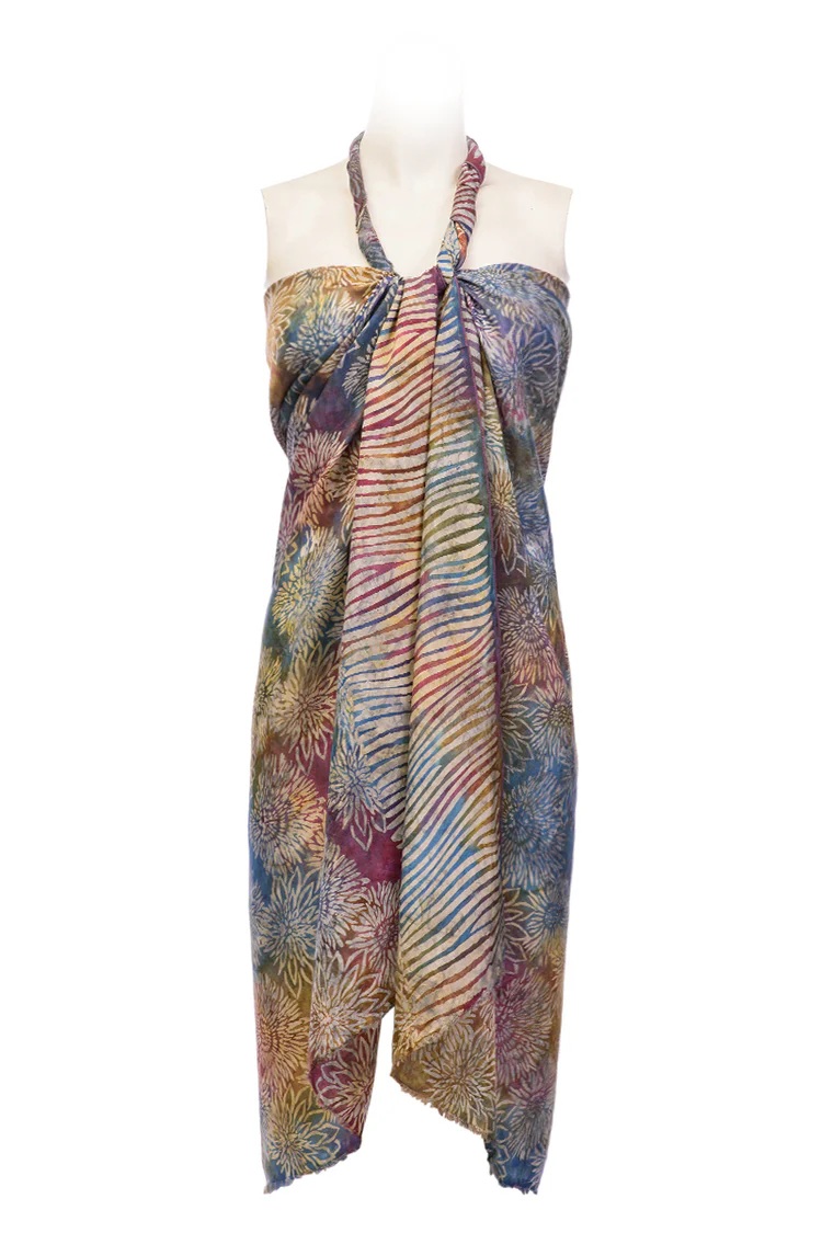 Sarong Silk Rainbow